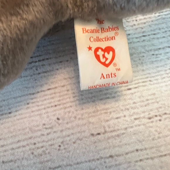 NWT Ty Beanie Baby “Ants” the aardvark. 1998. Poly fiber & P.E. pellet filling. - Picture 7 of 11